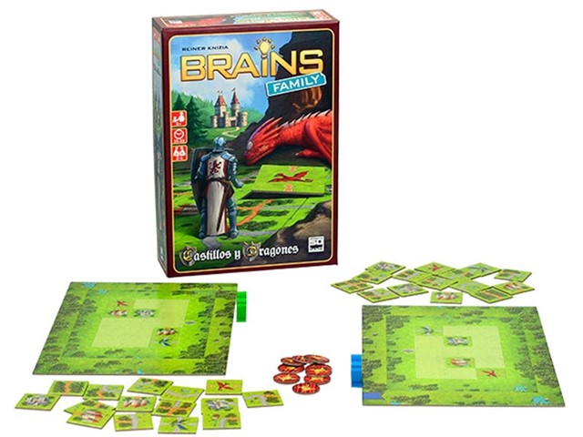 Brains: Castillos y Dragones-juego de lógica familiar