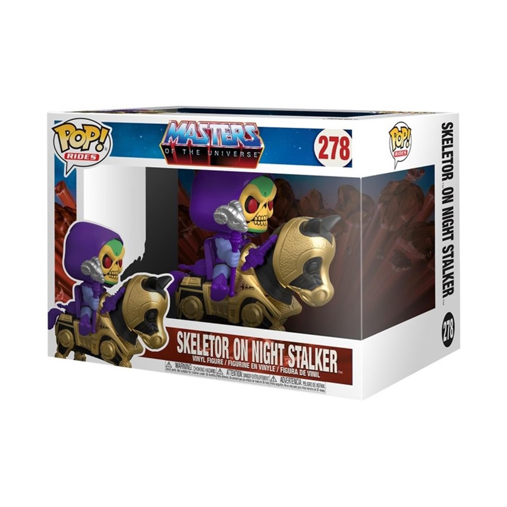 Foto 1 FIGURA POP MASTERS OF THE UNIVERSE SKELETOR WITH NIGHT STALKER