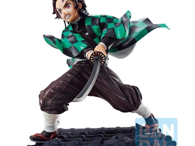 Figura Tanjiro Kamado Ichibansho Figure Kimetsu no yaiba demon slayer Guardianes de la noche 14 cm