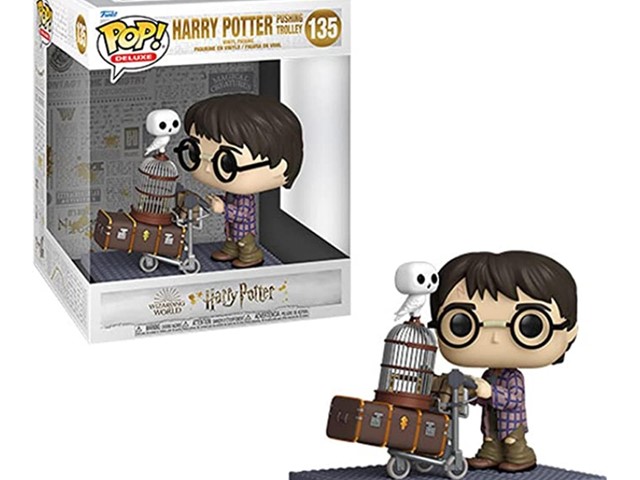 Funko POP Deluxe Harry Potter Harry Potter pushing trolley nº135