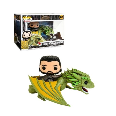 Funko POP Rides Game of Thrones Jon Snow & Rhaegal 67 - Funko POP