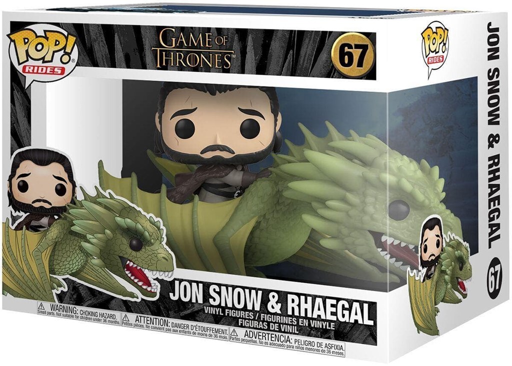 Foto 2 Funko POP Rides Game of Thrones Jon Snow & Rhaegal 67