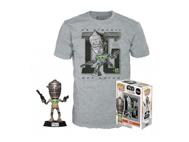 Funko POP Tees Star Wars The Mandalorian IG-11