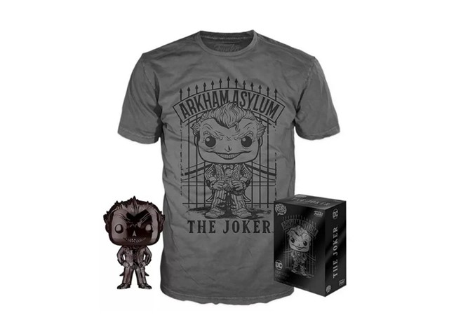 Funko POP Tees The Joker Exclusive black chrome