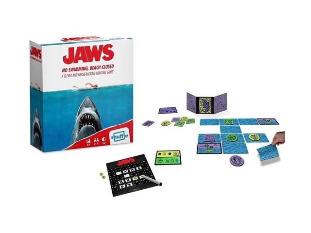 JAWS no swimming, beach closed