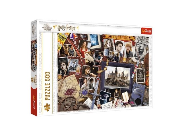 Puzzle Trefl Harry Potter Recuerdos de Hogwarts de 500 piezas