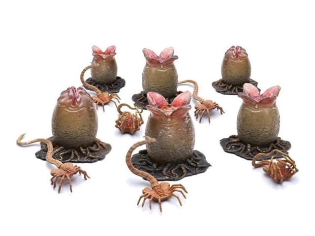 SET 6 FIGURAS OVOMORFOS Y FACEHUGGERS ALIEN
